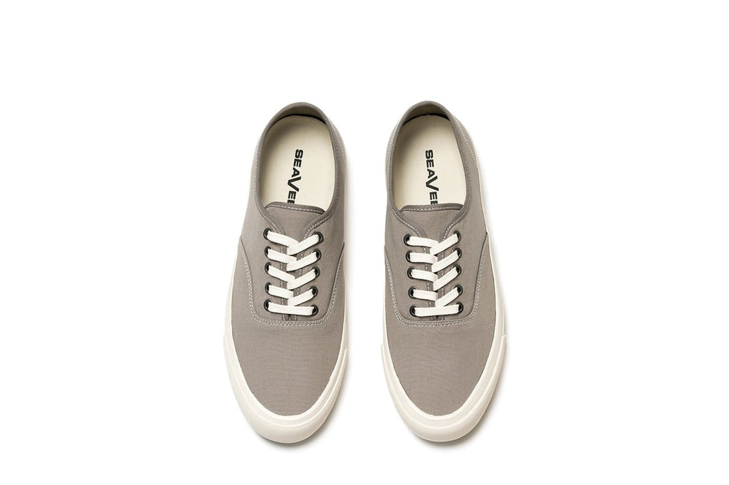 Men's Legend Sneaker in Granite Grey canvas, top view