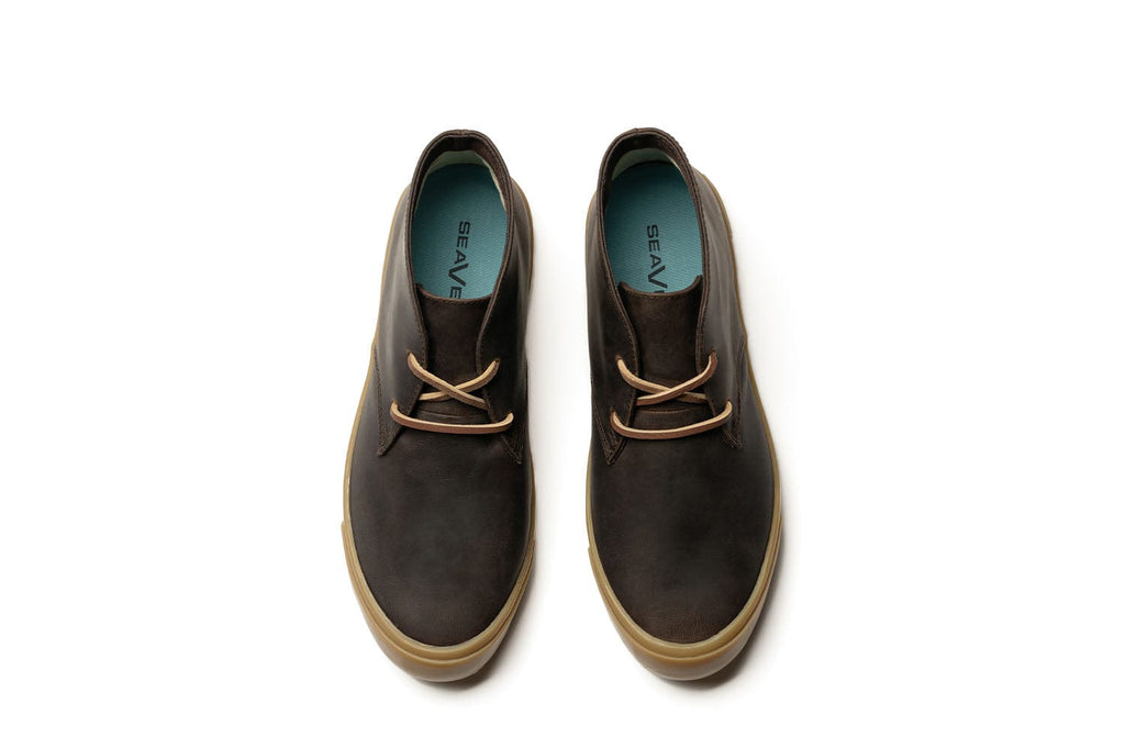 Men's Maslon Desert Boot in Kona leather, top view