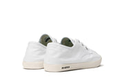 Men's Sixty Six Sneaker in White canvas, heel view