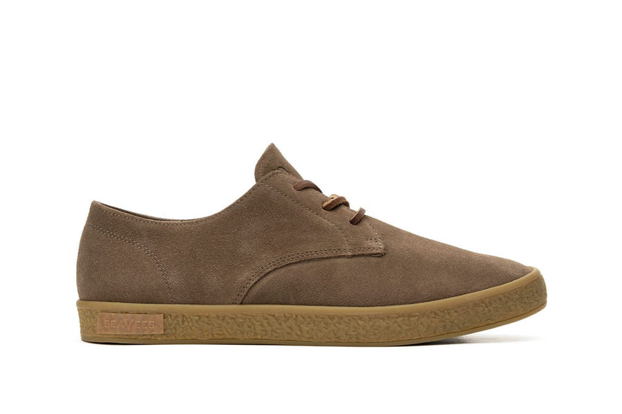 Men's Sun-tans Buck in Fossil suede, side view