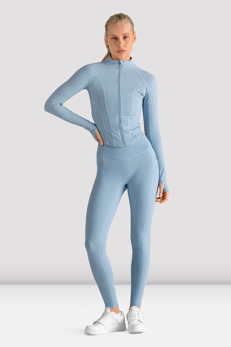 Ladies Apex Rib Contour Zip Jacket