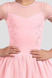 Girls Tulip Cap Sleeve Tutu Dress