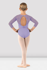 Girls Amelia 3/4 Sleeve Leotard