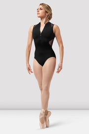 Ladies Harper Zip Front Leotard