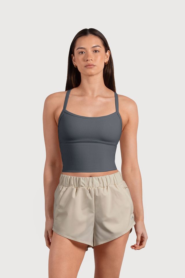 Ladies Active Rib Resistance Camisole Top