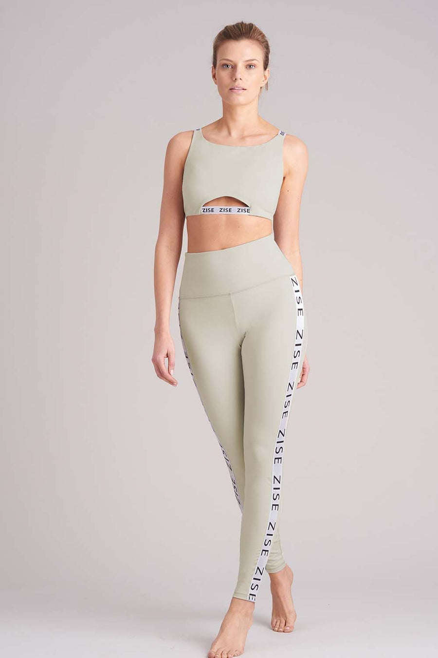 Zise Mimi Cross Back Crop Top