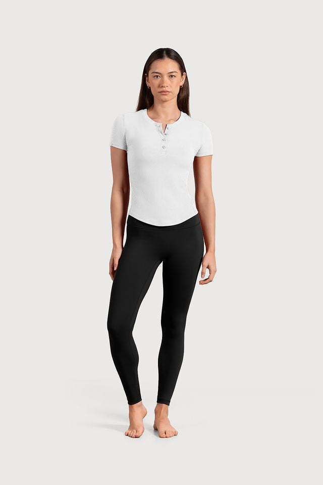 Ladies Active Fitted Short Sleeve Top