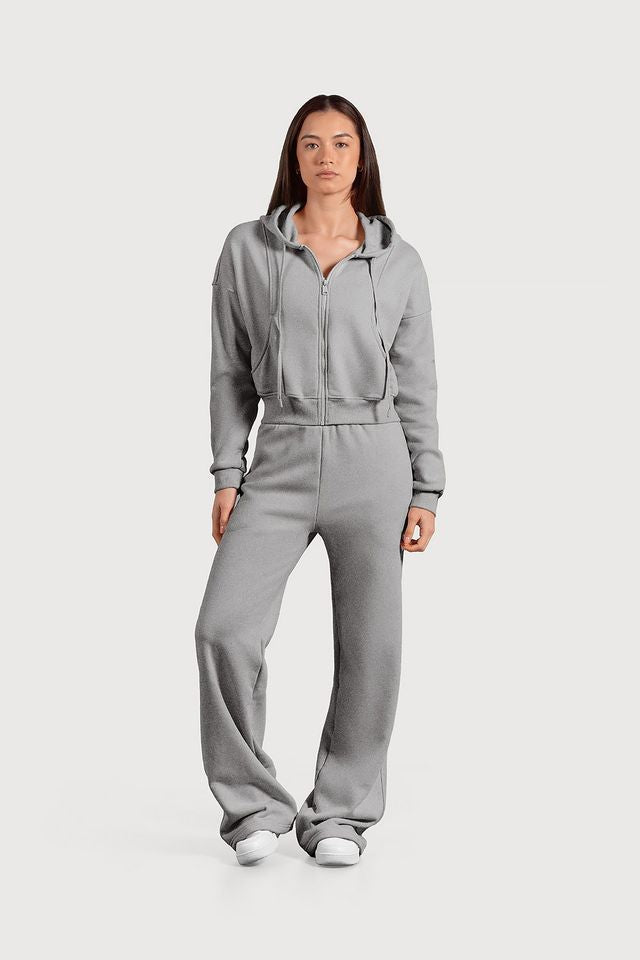 Ladies Active Zip Up Cropped Jacket