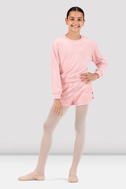 Girls Lily Velvet Crew Neck Jumper