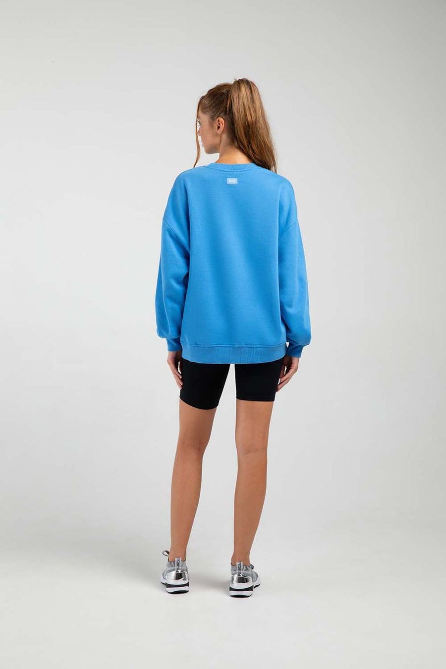 Off-Duty Oversized Crew Sweatshirt