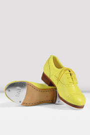 Ladies Jason Samuels Smith Pebble Leather Tap Shoes