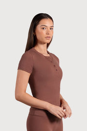 Ladies Active Fitted Short Sleeve Top