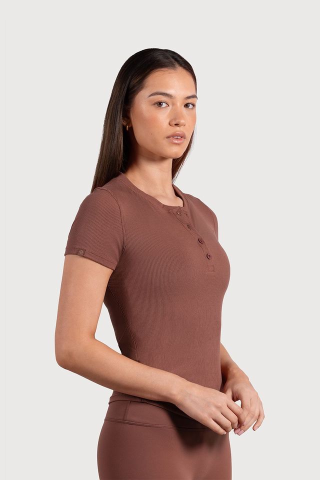 Ladies Active Fitted Short Sleeve Top