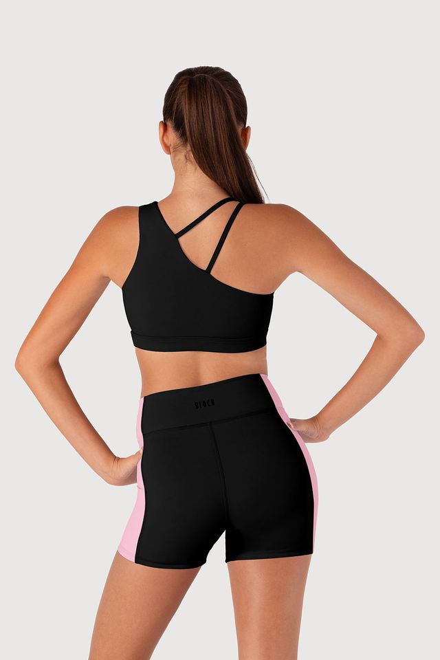 Girls Arch Contrast Rib Short