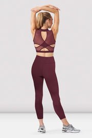 Ladies Zola Zip Front Crop Top