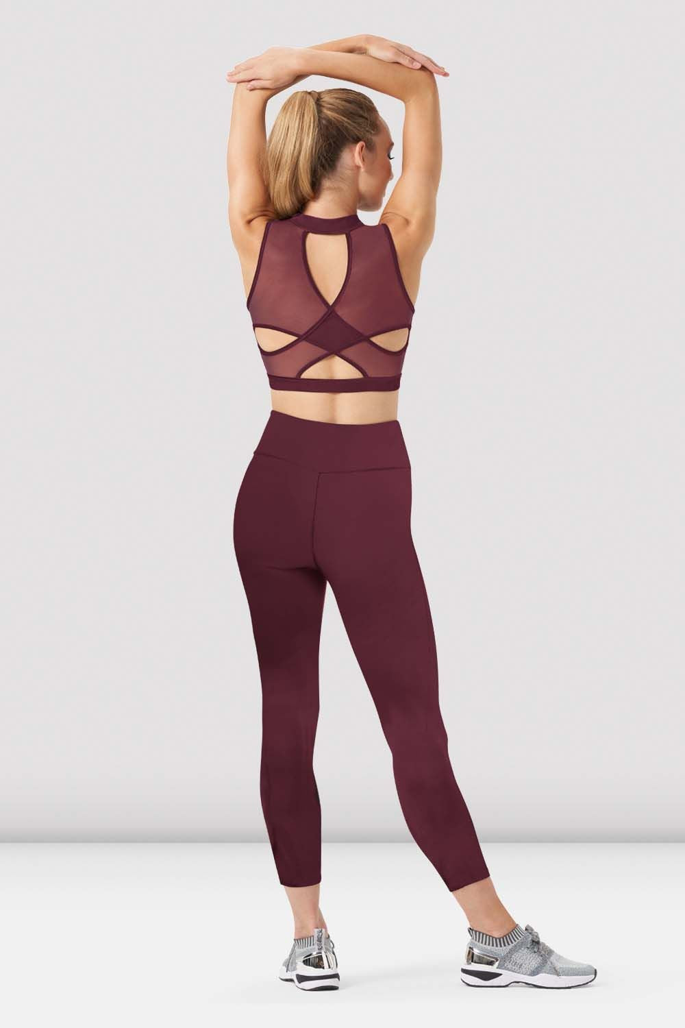 Ladies Zola Zip Front Crop Top