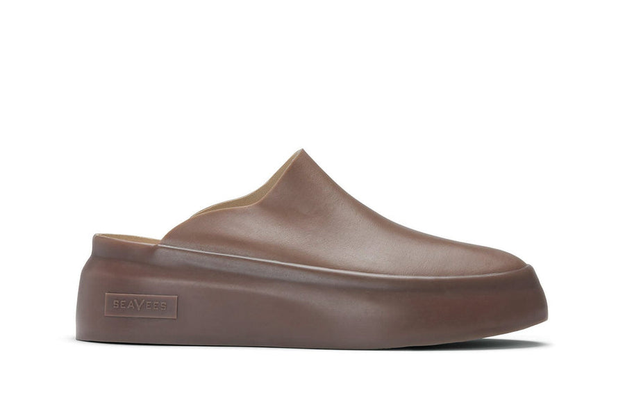 Women's Marin Mule in Walnut rubber, side view