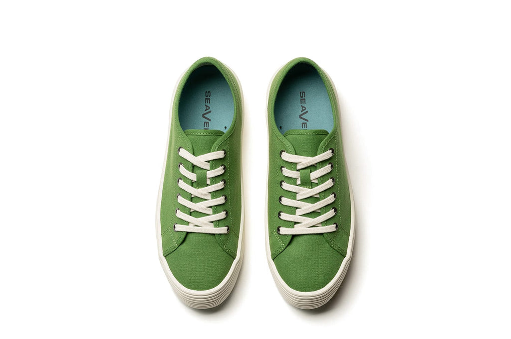 Women's Monterey Sneaker in Cactus canvas, top view