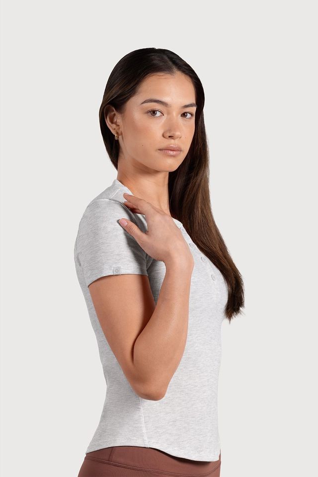 Ladies Active Fitted Short Sleeve Top