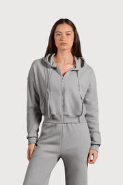 Ladies Active Zip Up Cropped Jacket