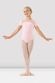 Girls Elsa Short Sleeve Leotard