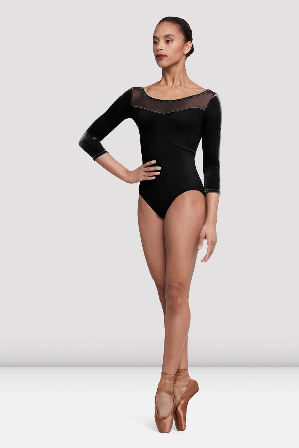 Ladies Indy 3/4 Sleeve Leotard